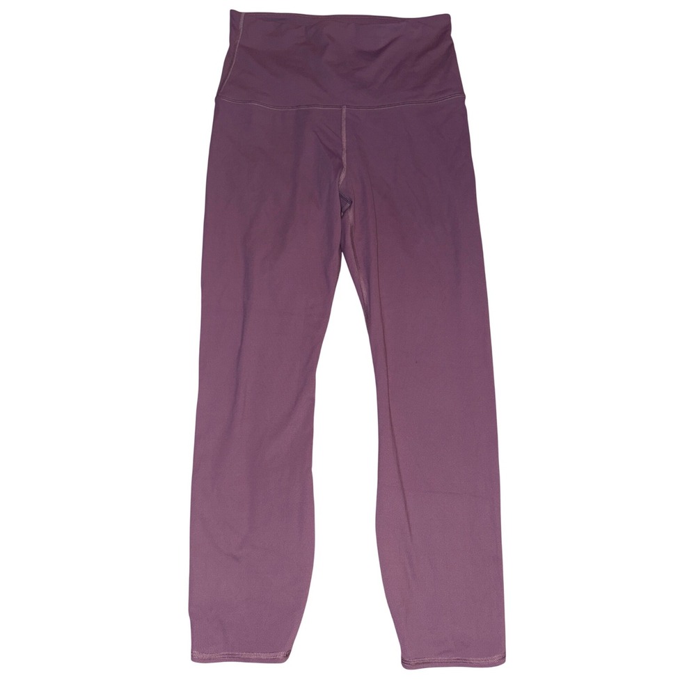 All In Motion Womens Purple High Rise Cropped Leggings Athletic Pants, Size M